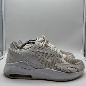 Nike Air Max Bolt Running Shoes Sneakers Men's Size 10.5 Triple White CU4151-104